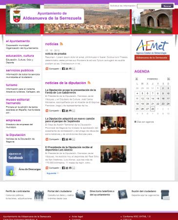Imagen Entra en servicio el Nuevo Portal Web de Aldeanueva de la Serezuela